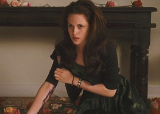 Bella's arm is bleeding